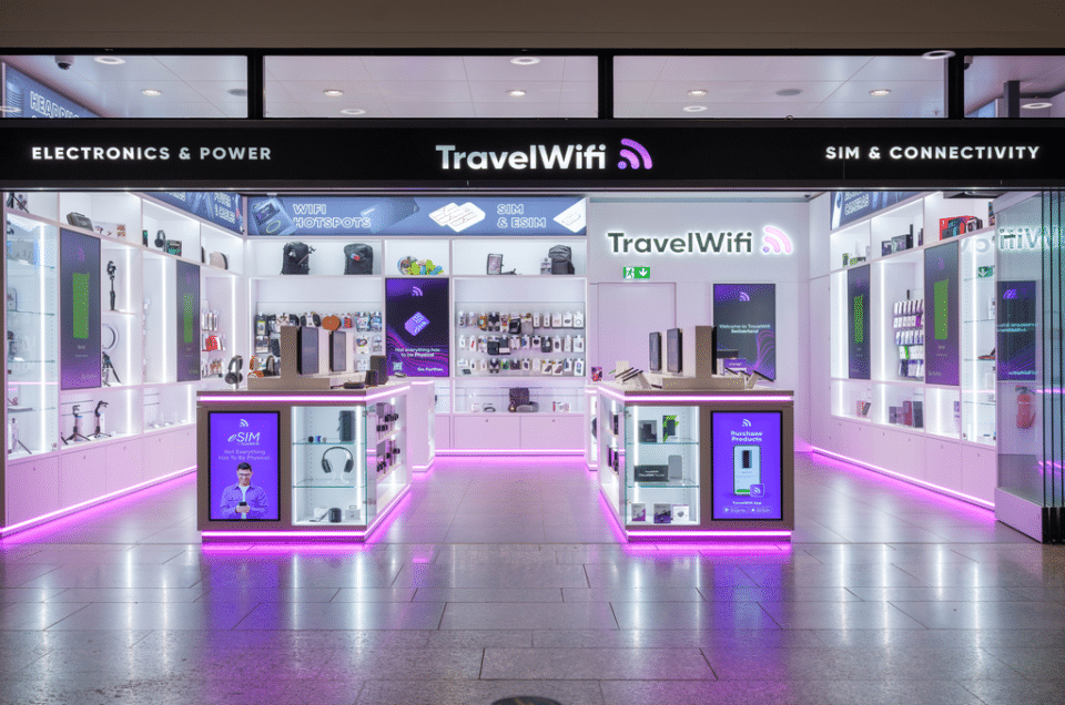 TravelWifi now open at Zurich Airport.